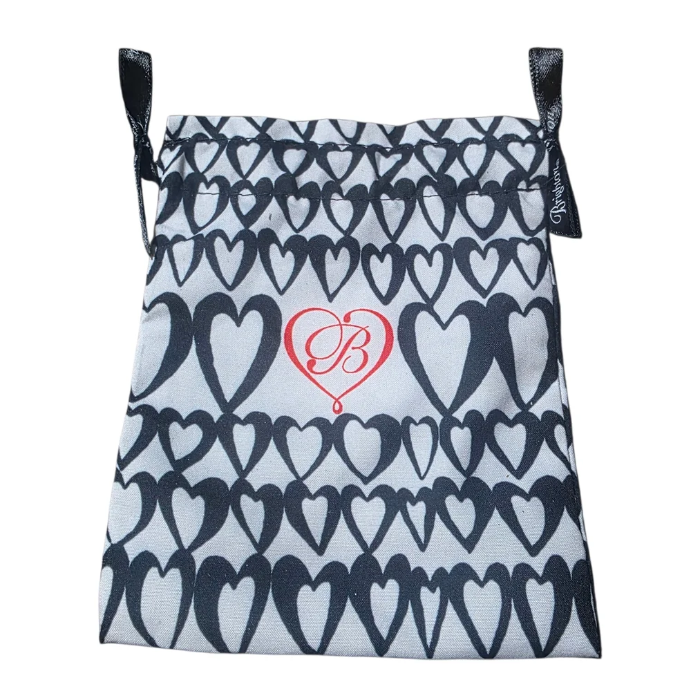 Brighton Black and White Heart Pattern Bag